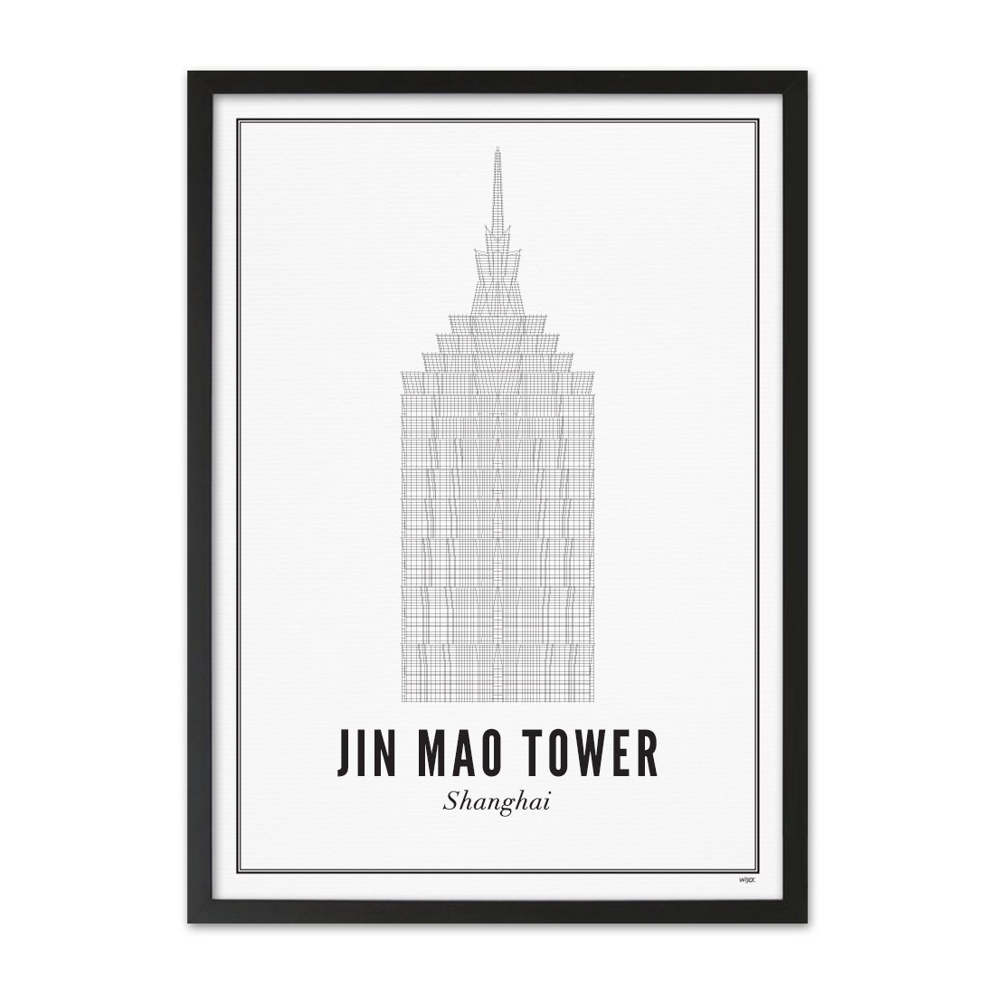 Poster of Shanghai - Jin Mao Tower | WIJCK.